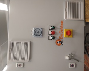 Control cabinet centrifugal fan house 4 / fan 5,5kW with